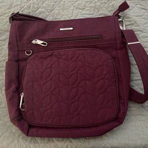 Travelon Anti-theft Crossbody Bag NWOT Plum Purple